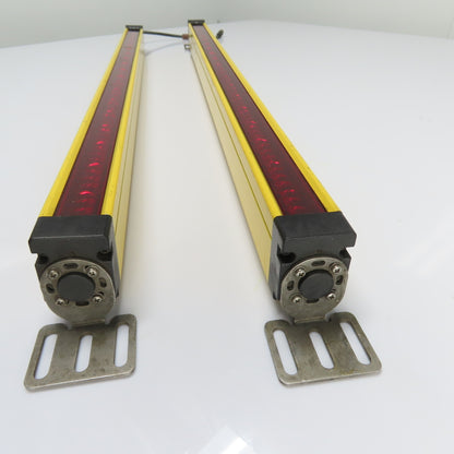 Omron MS4800S-20-0760-X Transmitter MS4800S-20-0760-R Receiver Light Curtain Set