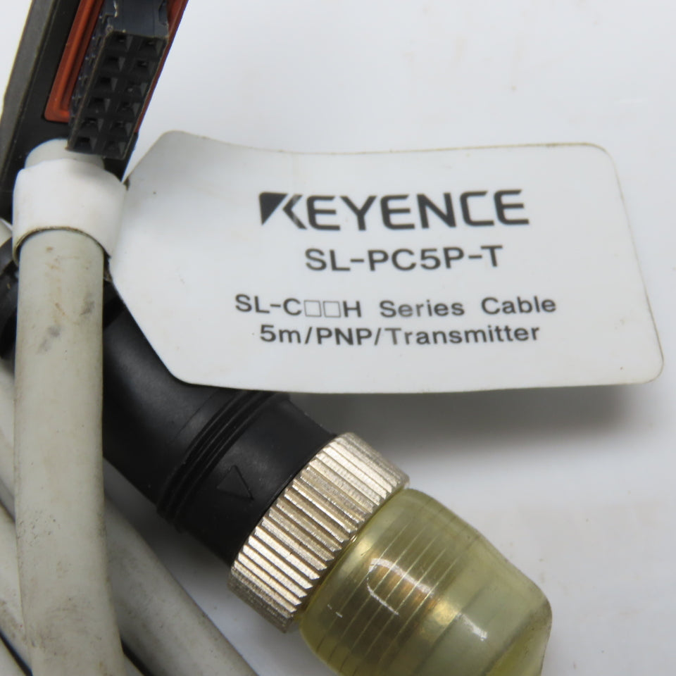 Keyence SL-PC5P-T PNP Transmitter Safety Light Curtain Cable 5m