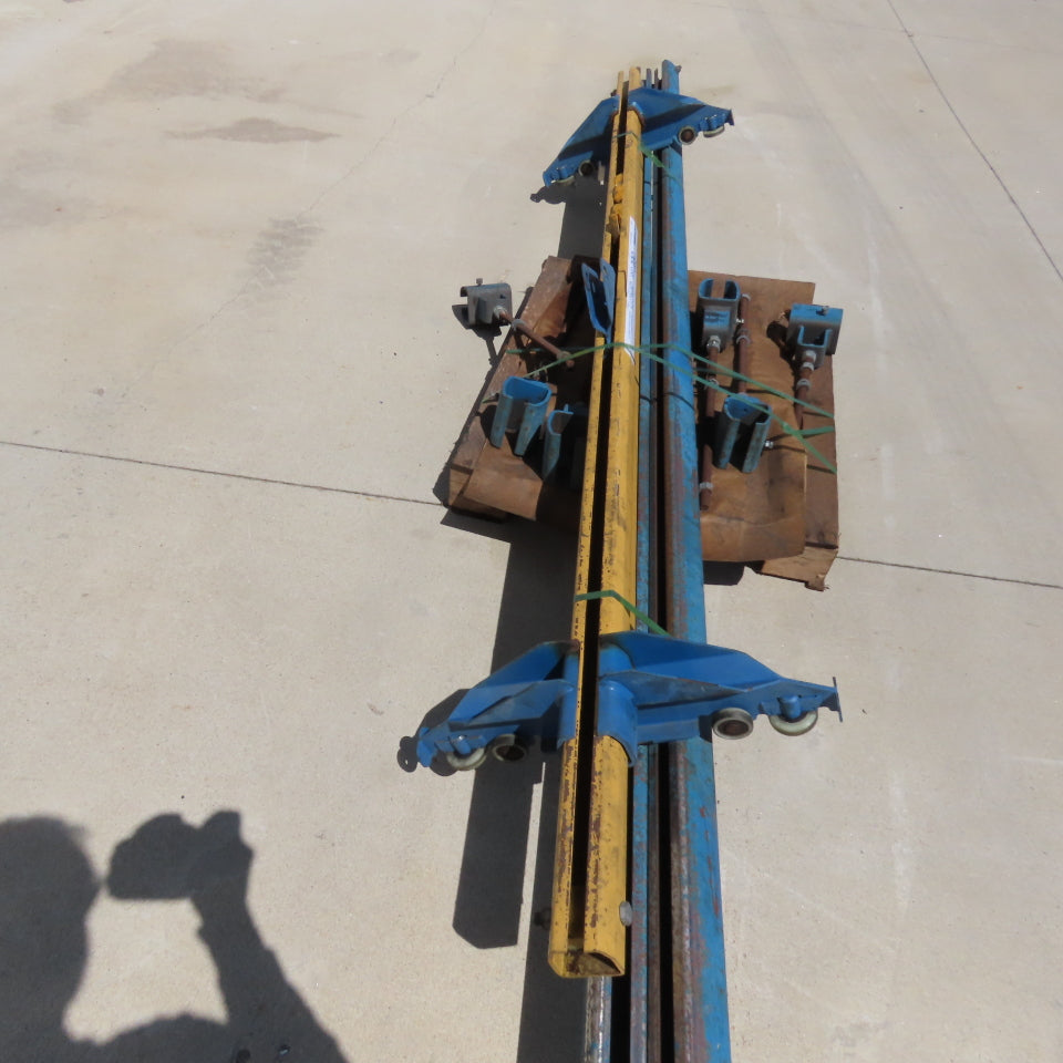 Gorbel 500lb Capacity Ceiling Mounted Bridge Crane 8' Travel 11' Runway