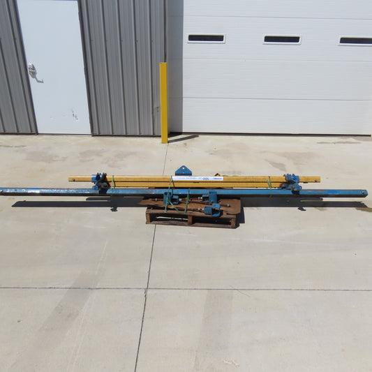 Gorbel 500lb Capacity Ceiling Mounted Bridge Crane 8' Travel 11' Runway