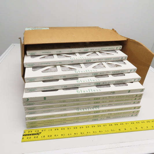 Glasfloss ZLP14201 14x20x1 MERV 10 HVAC Air Filters Lot Of 11