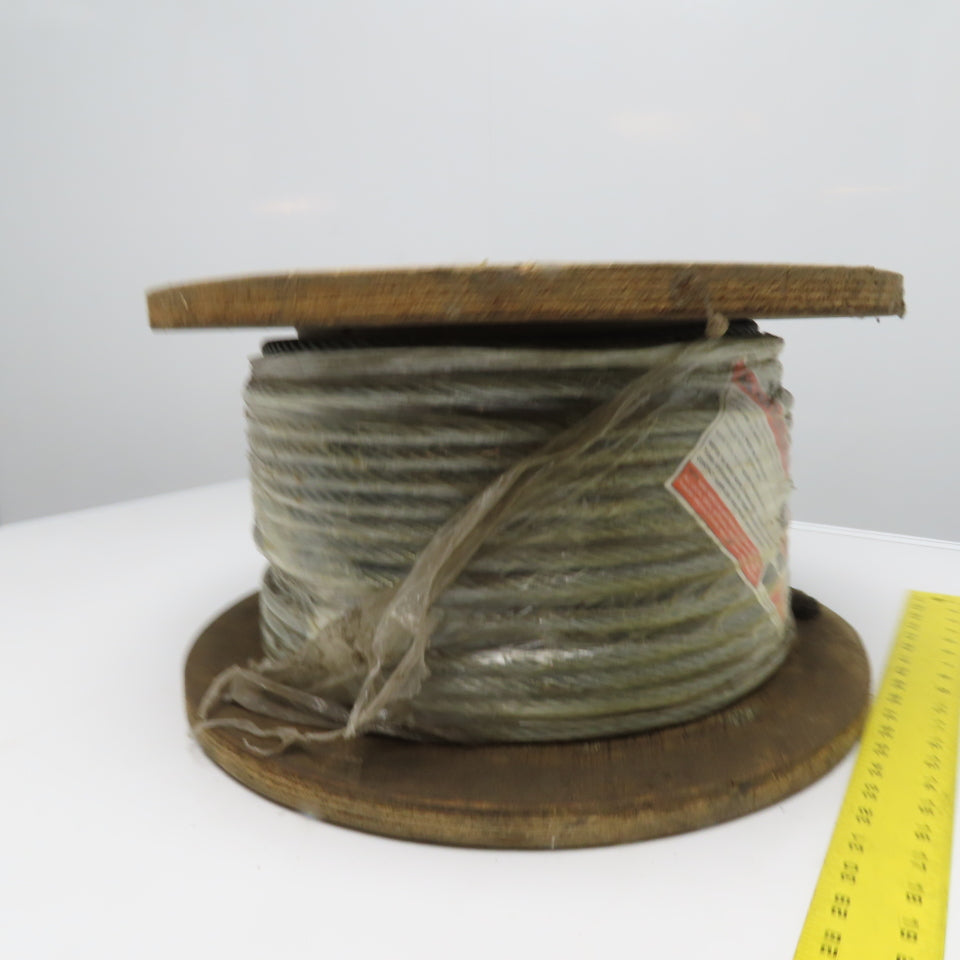 8P 13mm Wire Rope Left Hand Wound 157' Long