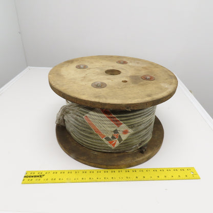 8P 13mm Wire Rope Left Hand Wound 157' Long
