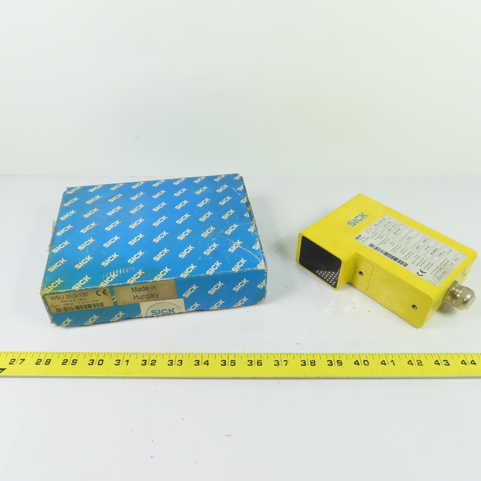 SICK WSU 26/2-130 Single-Beam Photoelectric Safety Sensor 24VDC 18m Range NEW