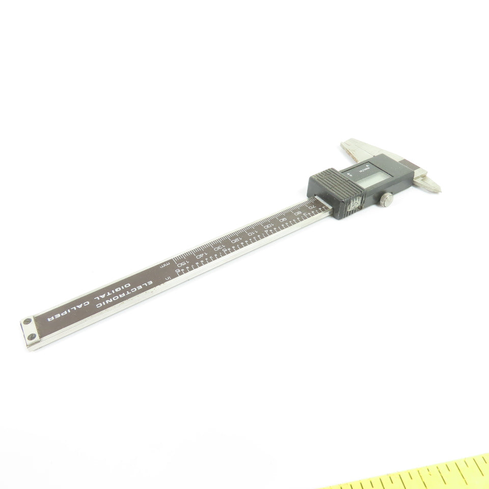 Electronic Digital Caliper 150mm 6" Stainless Steel W/ Case