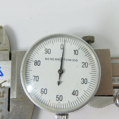 Mitutoyo 6" Dial Caliper .001" Stainless Hardened W/ Case