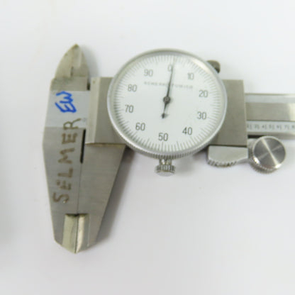Mitutoyo 6" Dial Caliper .001" Stainless Hardened W/ Case