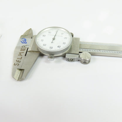 Mitutoyo 6" Dial Caliper .001" Stainless Hardened W/ Case
