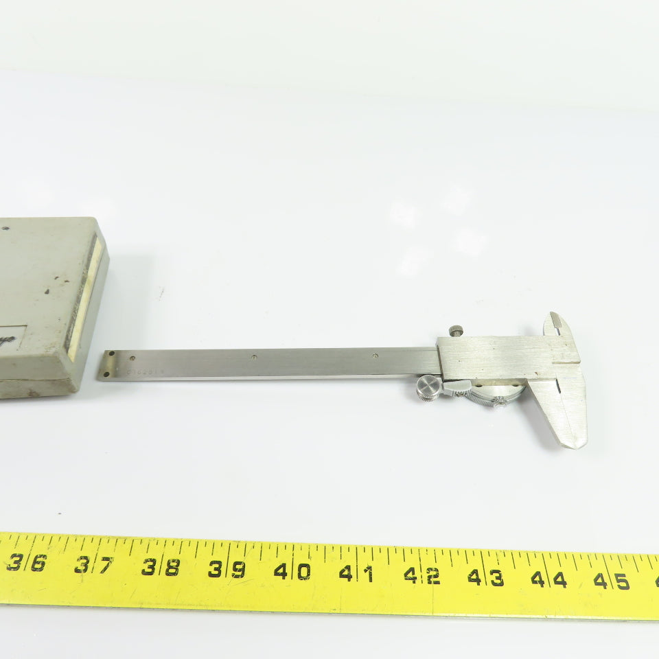 Mitutoyo 6" Dial Caliper .001" Stainless Hardened W/ Case