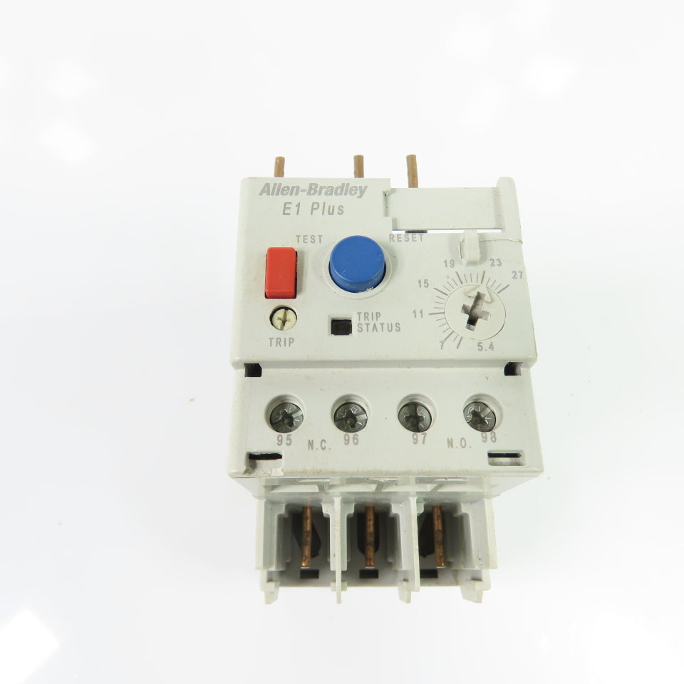 Allen-Bradley 193-ED1EB E1 Plus Electronic Overload Relay 5.4-27A 600V Trip Class 10