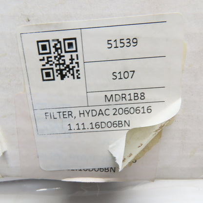Hydac 1.11.16D06BN Hydraulic Filter Element 5 Micron 120GPM