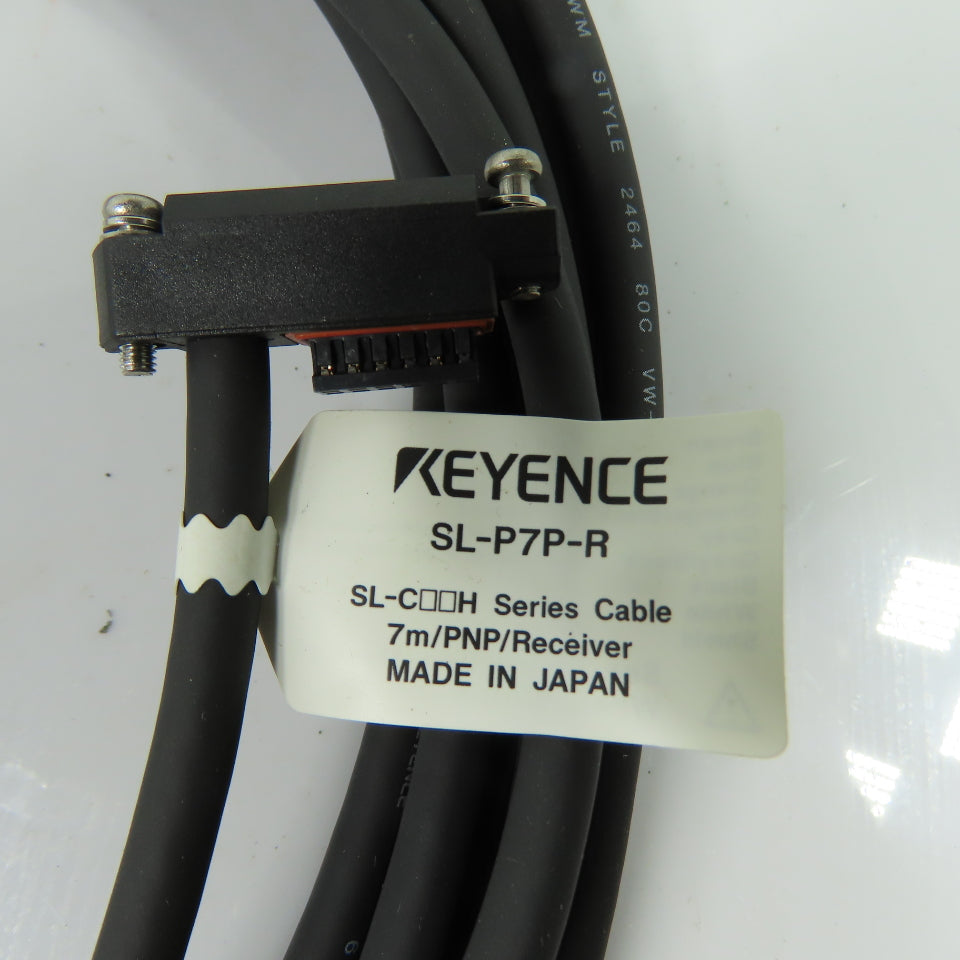 Keyence SL-P7P-R SL-C/H Series 7m PNP Light Curtain Receiver Cable