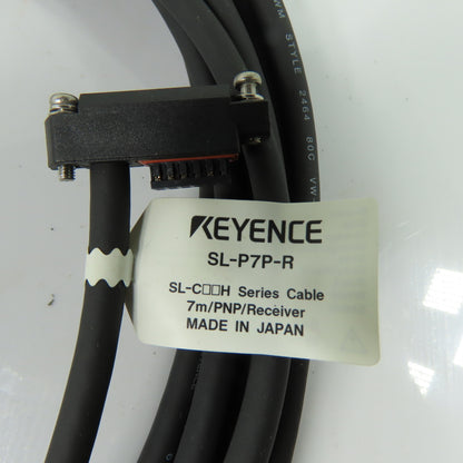 Keyence SL-P7P-R SL-C/H Series 7m PNP Light Curtain Receiver Cable
