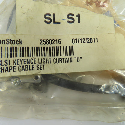 Keyence SL-S1 "U" Shape Cable Set for SLS1 Light Curtain