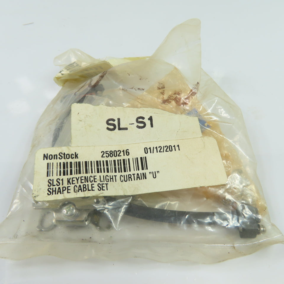 Keyence SL-S1 "U" Shape Cable Set for SLS1 Light Curtain