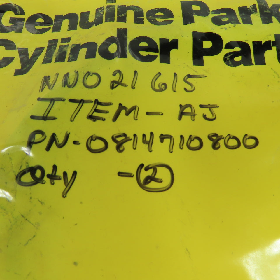 Parker 0814710800 Cylinder Seal Lot Of 2