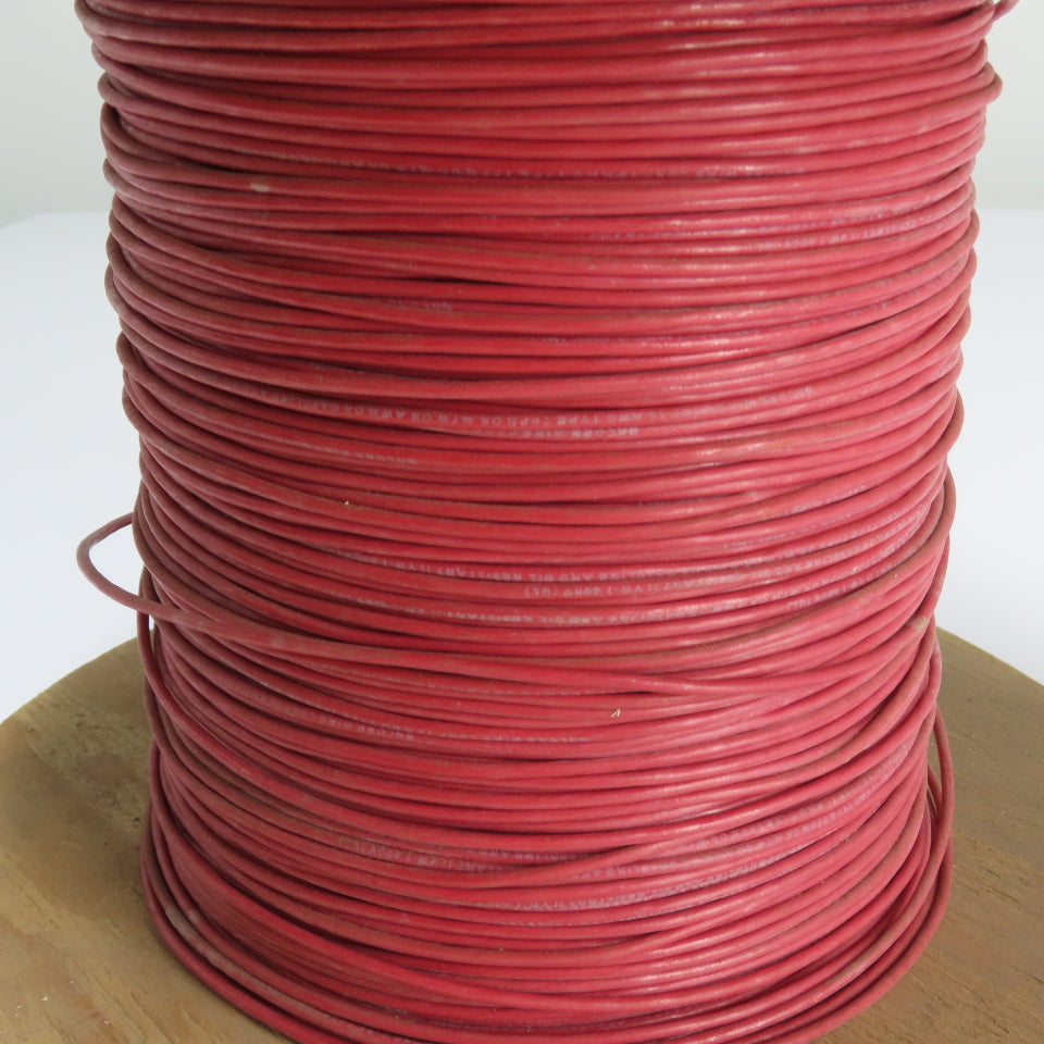 Encore Wire 16 AWG TFFN/MTW/AWM Red Stranded Copper Wire Spool 600V 800'