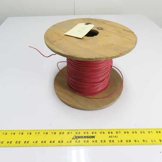 Encore Wire 16 AWG TFFN/MTW/AWM Red Stranded Copper Wire Spool 600V 800'