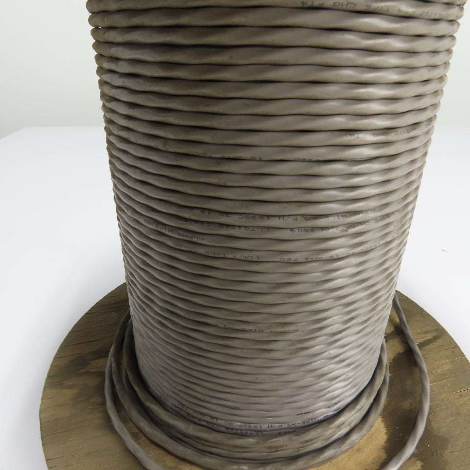 Alpha Wire 1898C 18 AWG 3-Conductor Communication Cable Wire 200'