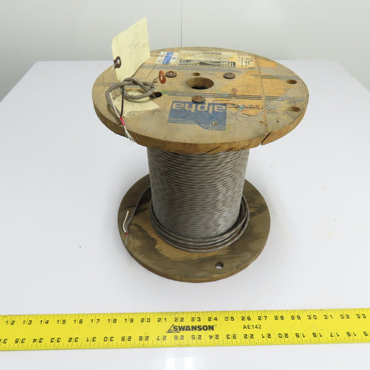 Alpha Wire 1898C 18 AWG 3-Conductor Communication Cable Wire 200'