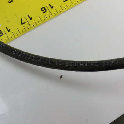 Southwire 3 AWG THHN Stranded Copper Wire Black 600V 60'