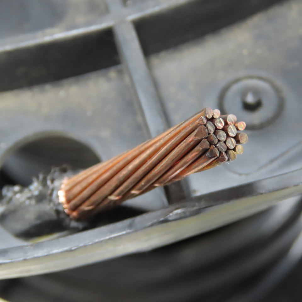 Southwire 3 AWG THHN Stranded Copper Wire Black 600V 60'