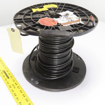 Southwire 3 AWG THHN Stranded Copper Wire Black 600V 60'