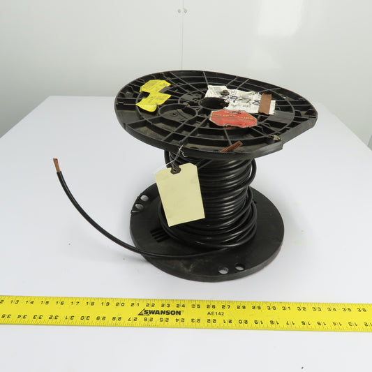 Southwire 3 AWG THHN Stranded Copper Wire Black 600V 60'