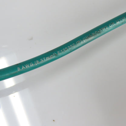 E125352 8 AWG Green Stranded Copper Wire MTW THHW AWM 600V-1000V 200'