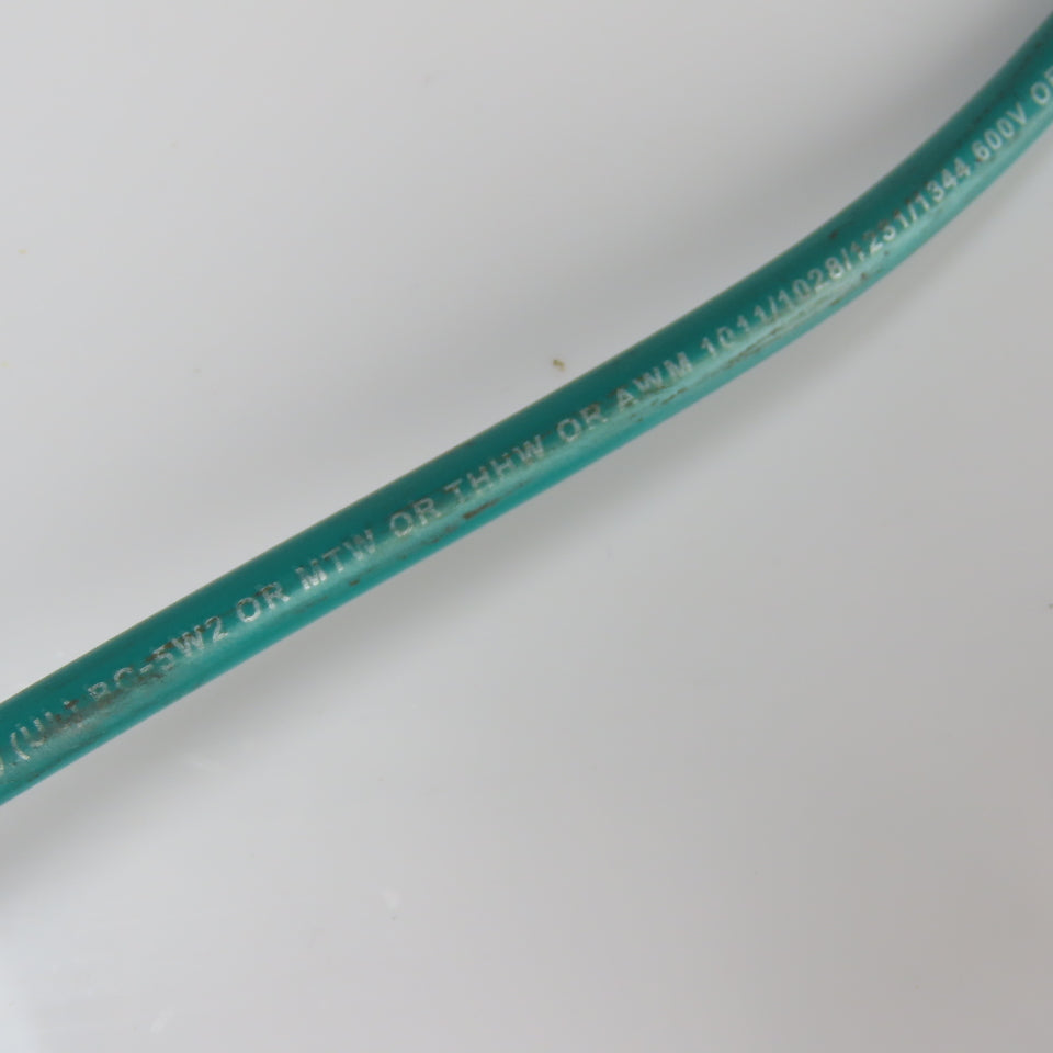 E125352 8 AWG Green Stranded Copper Wire MTW THHW AWM 600V-1000V 200'
