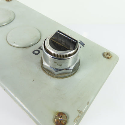 Hoffman E3PBX 8"x4"x5" Pushbutton Enclosure Station W/ On/Off Switch