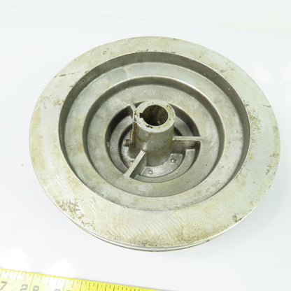 4-Step Aluminum V-Belt Pulley W/ Keyway and Set Screw 20mm Bore