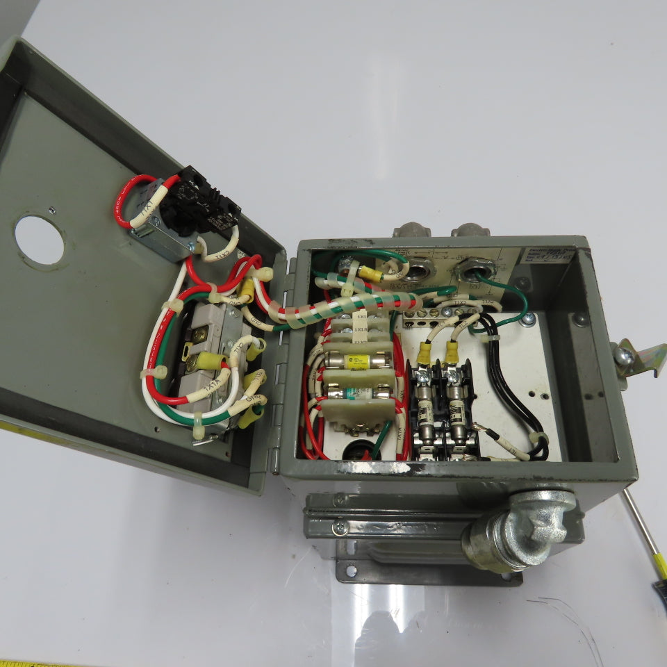 Electro-Matic EMLD3P2GW1P6 0.5kVA Enclosed Control Transformer 480V Pri 120V Sec