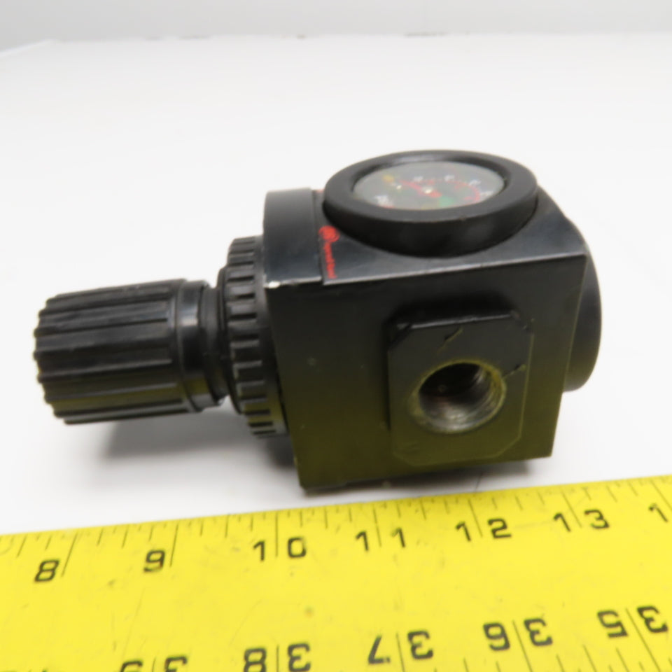 ARO R37341-600 1/2" NPT Pneumatic Air Pressure Regulator with Gauge 0-140 PSI