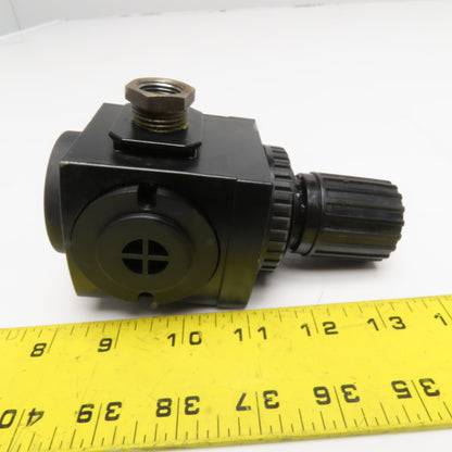 ARO R37341-600 1/2" NPT Pneumatic Air Pressure Regulator with Gauge 0-140 PSI