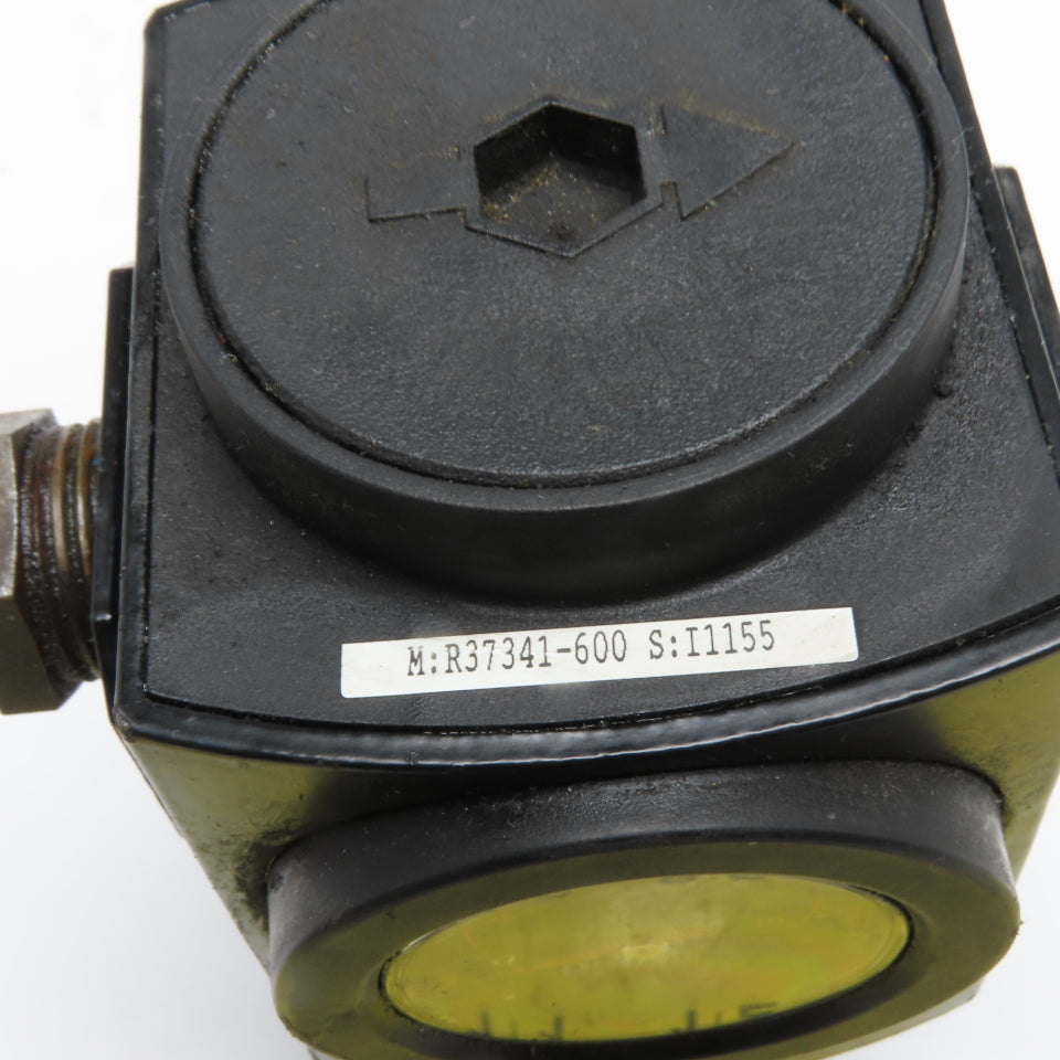 ARO R37341-600 1/2" NPT Pneumatic Air Pressure Regulator with Gauge 0-140 PSI