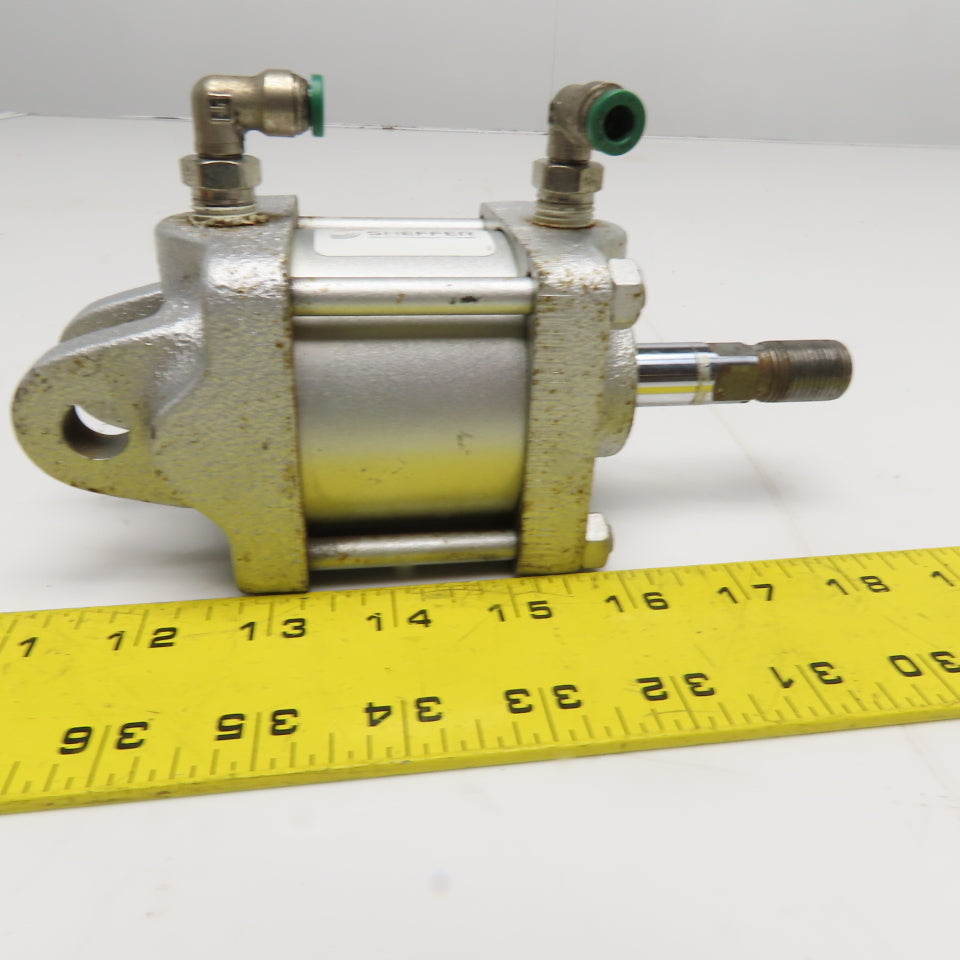 Sheffer 2 1/2C20CI 2-1/2" Bore 7/8" Stroke Clevis Mount Pneumatic Air Cylinder