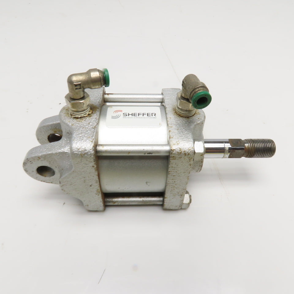 Sheffer 2 1/2C20CI 2-1/2" Bore 7/8" Stroke Clevis Mount Pneumatic Air Cylinder
