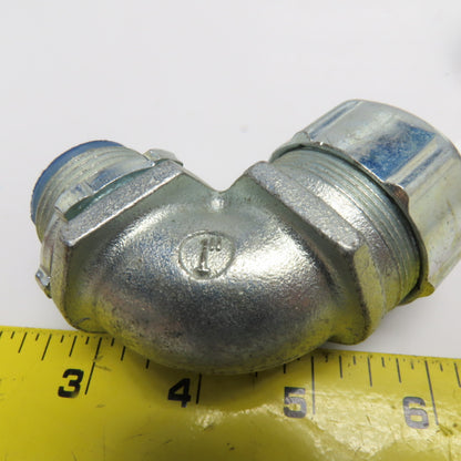 T&B 1" Insulated Liquid-Tight Conduit Connectors Elbow 90° Lot of 5