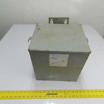 Acme T-1-81221 5KVA Transformer 240/480V Pri 120V Sec 1Ph Tested