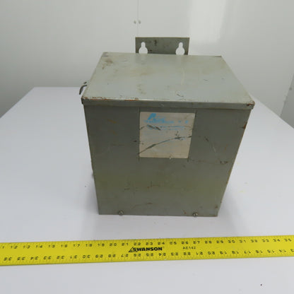 Acme T-1-81221 5KVA Transformer 240/480V Pri 120V Sec 1Ph Tested