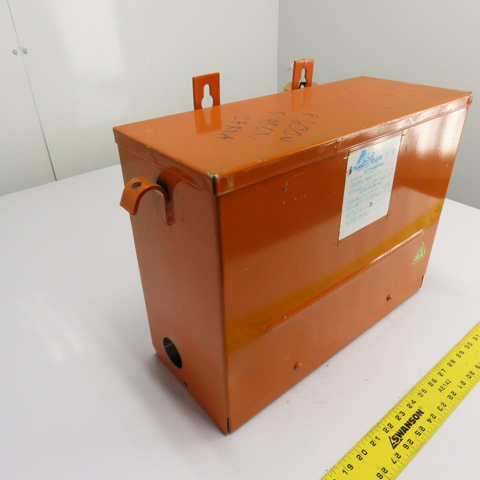 Acme T-2-52705-1 30KVA 3Ph Autotransformer 600Y/347V Pri 480Y/277V Tested
