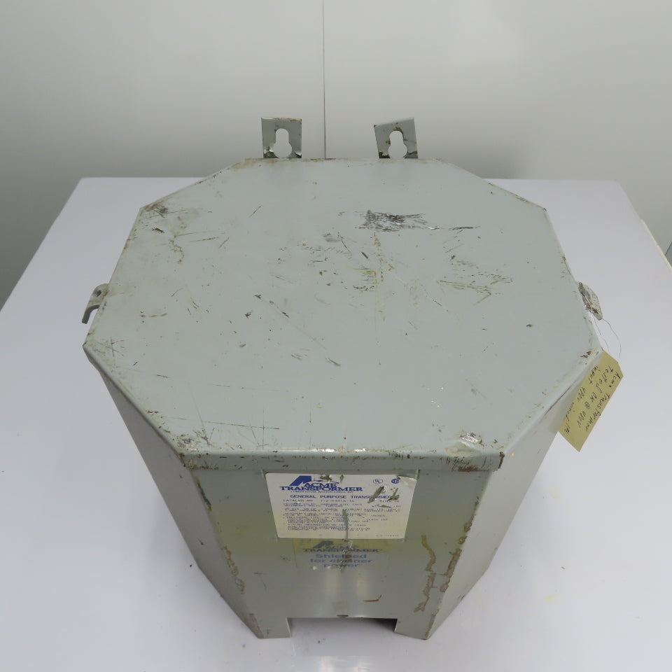 Acme T-2-53518-3S 25kVA General Purpose Transformer 240x480V Pri 120/240VSec 1Ph