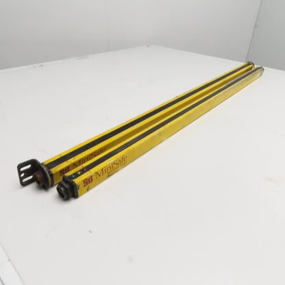 STI MS4336BX MS4336BR MiniSafe 36" Safety Light Curtain Transmitter Receiver Set