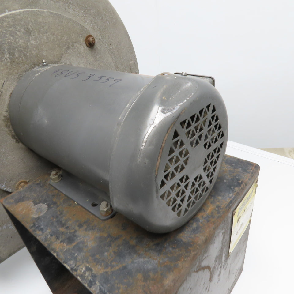 Chicago Blower 1400 3HP Centrifugal Blower Fan 208-230/460V 3Ph 3450RPM