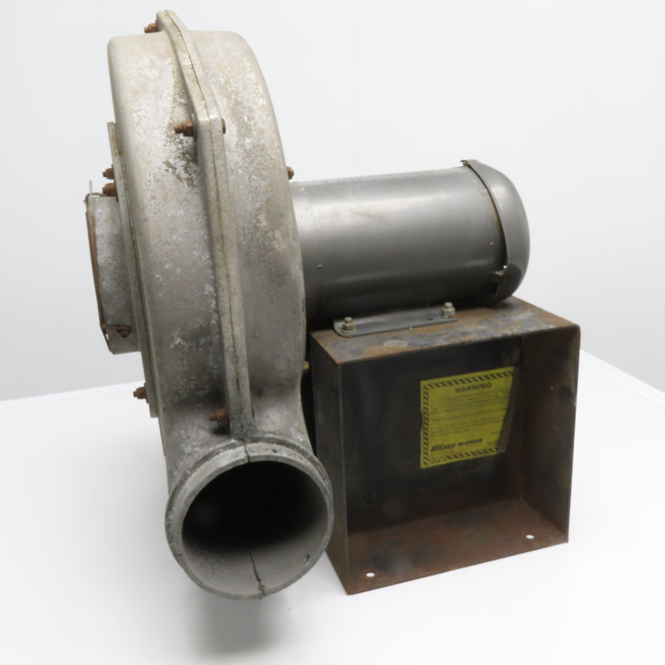Chicago Blower 1400 3HP Centrifugal Blower Fan 208-230/460V 3Ph 3450RPM