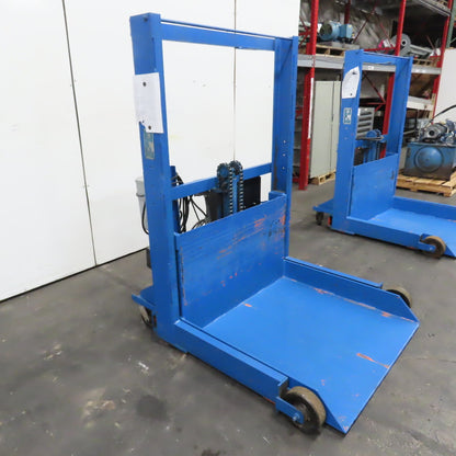 Lewis-Shepard PT-40 3000LB 42"x44" Platform Stacker Lift 208/230V 1Ph 44" Lift