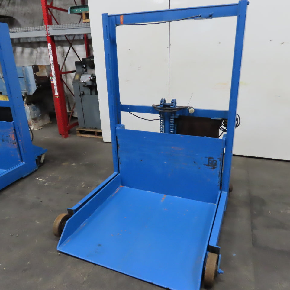 Lewis-Shepard PT-40 2000LB 42"x43.5" Platform Stacker Lift 230/460V 3Ph 44" Lift