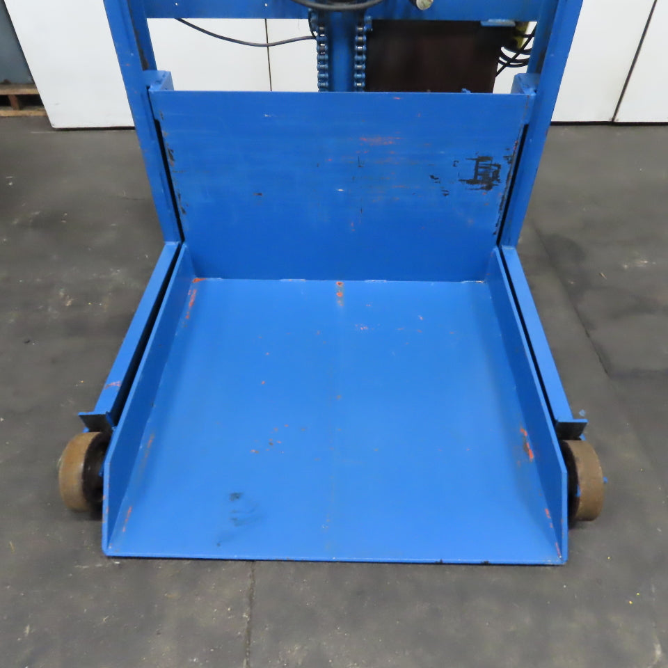 Lewis-Shepard PT-40 2000LB 42"x43.5" Platform Stacker Lift 230/460V 3Ph 44" Lift
