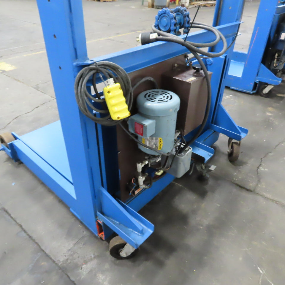 Lewis-Shepard PT-40 2000LB 42"x43.5" Platform Stacker Lift 230/460V 3Ph 44" Lift